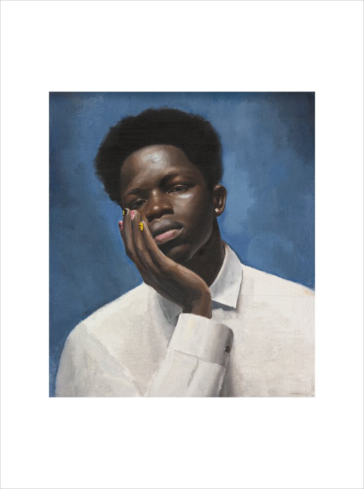 Sheikh in blue (art print, large, no frame)