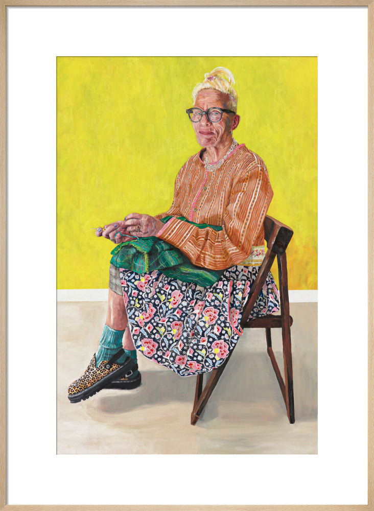 Diane (art print, large, natural frame)