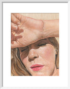 Mummy needs a break (Art print, Small, White frame)