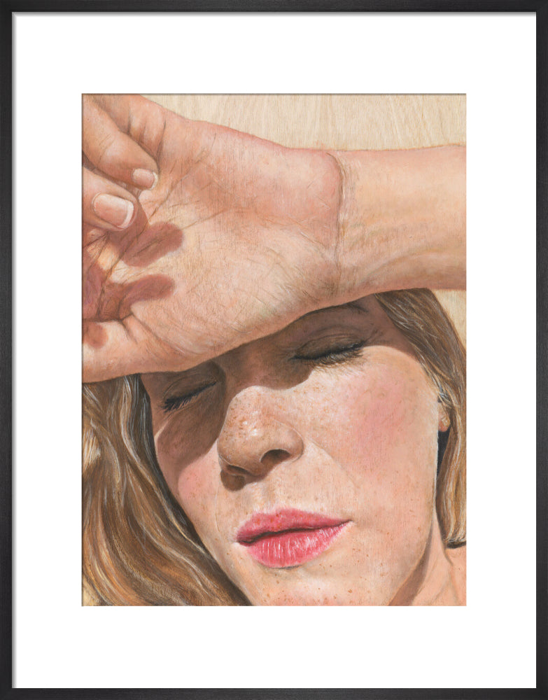 Mummy needs a break (art print, medium, black frame)