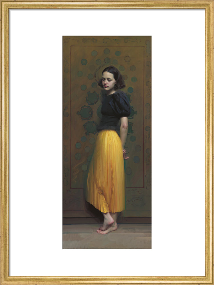Turning thirteen (art print, medium, gold frame)