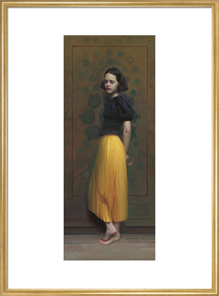 Turning thirteen (art print, large, gold frame)