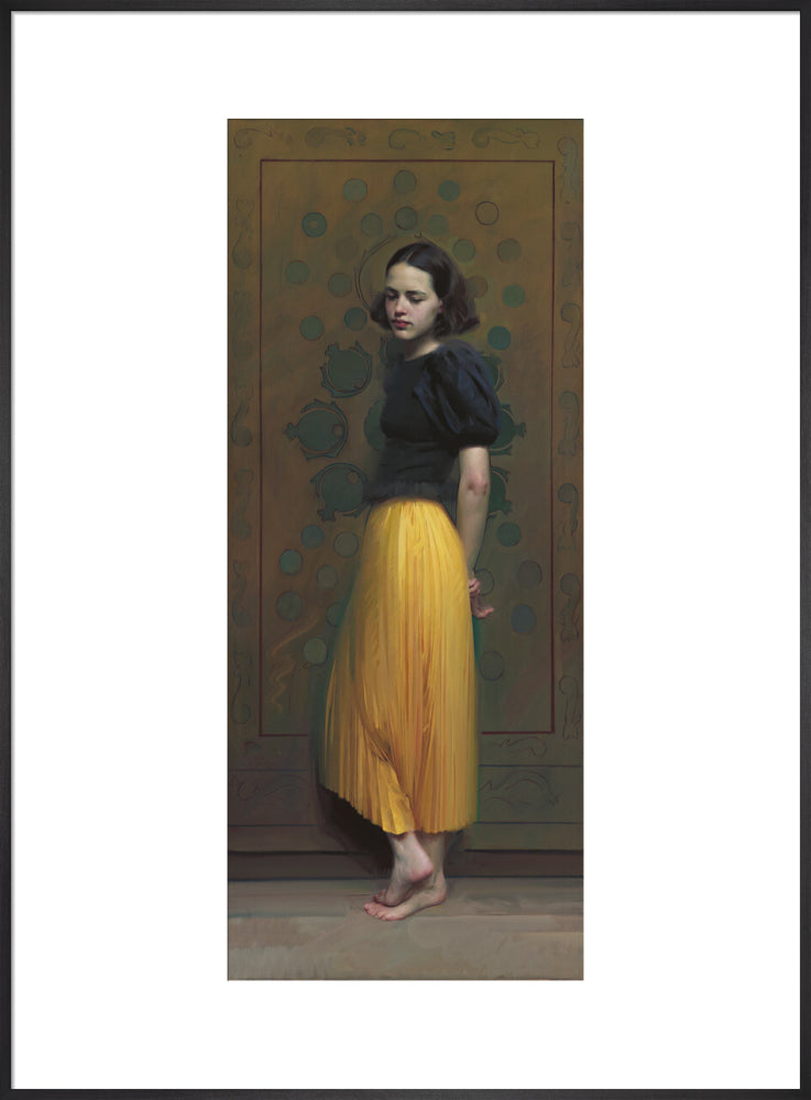 Turning thirteen (art print, extra large, black frame)