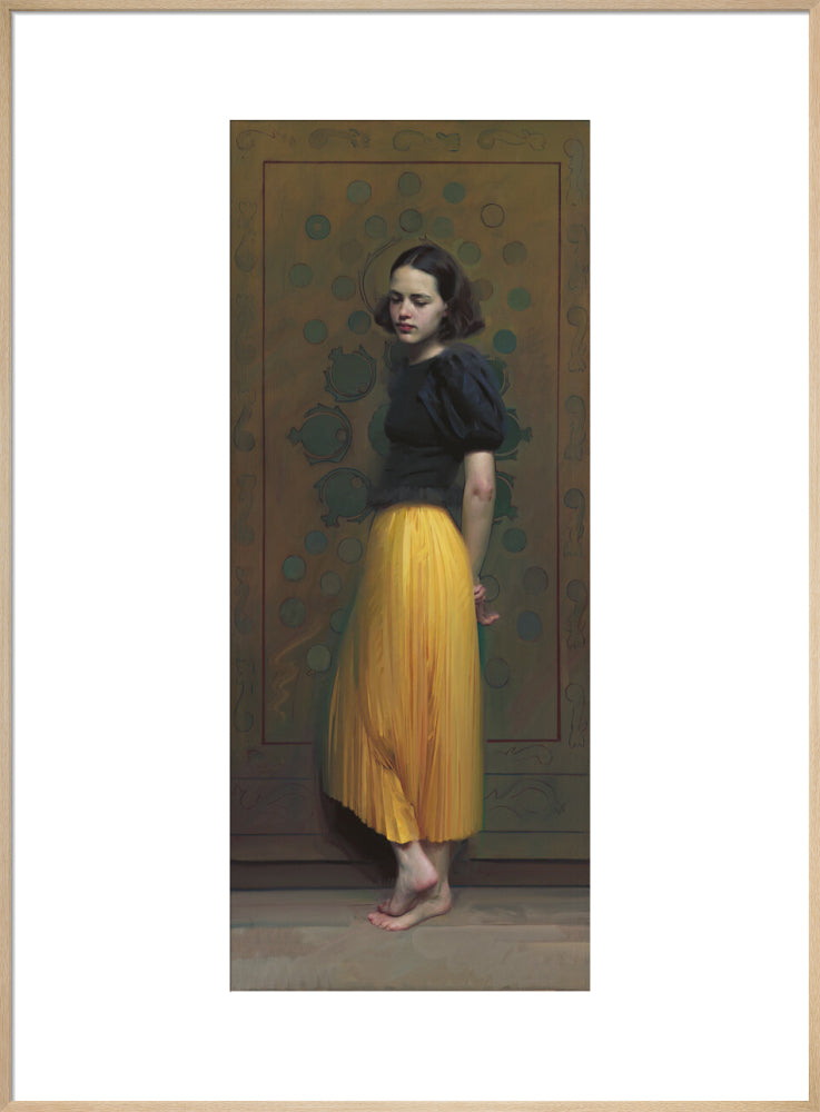 Turning thirteen (art print, extra large, natural frame)
