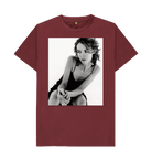 Red Wine Printed T-shirt Front