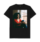 Black Printed T-shirt Front