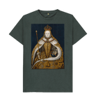 Dark Grey Printed T-shirt Front