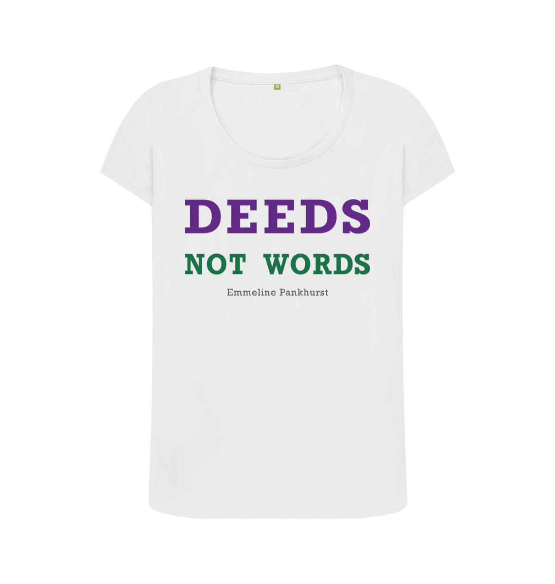 White printed t shirt front