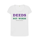 White Printed T-shirt Front