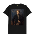 Black Printed T-shirt Front