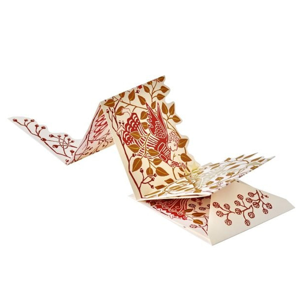 Splendid shelf decoration folded flat