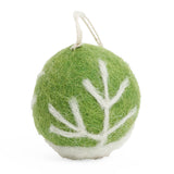 A green brussel sprout decoration. 