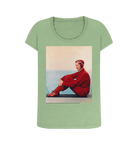 Sage Printed T-shirt Front