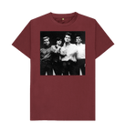 Red Wine Printed T-shirt Front