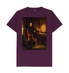 Purple Printed T-shirt Front