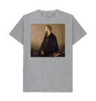 Athletic Grey Printed T-shirt Front