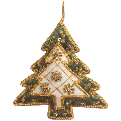 Starburst Tree Decoration in Ivory