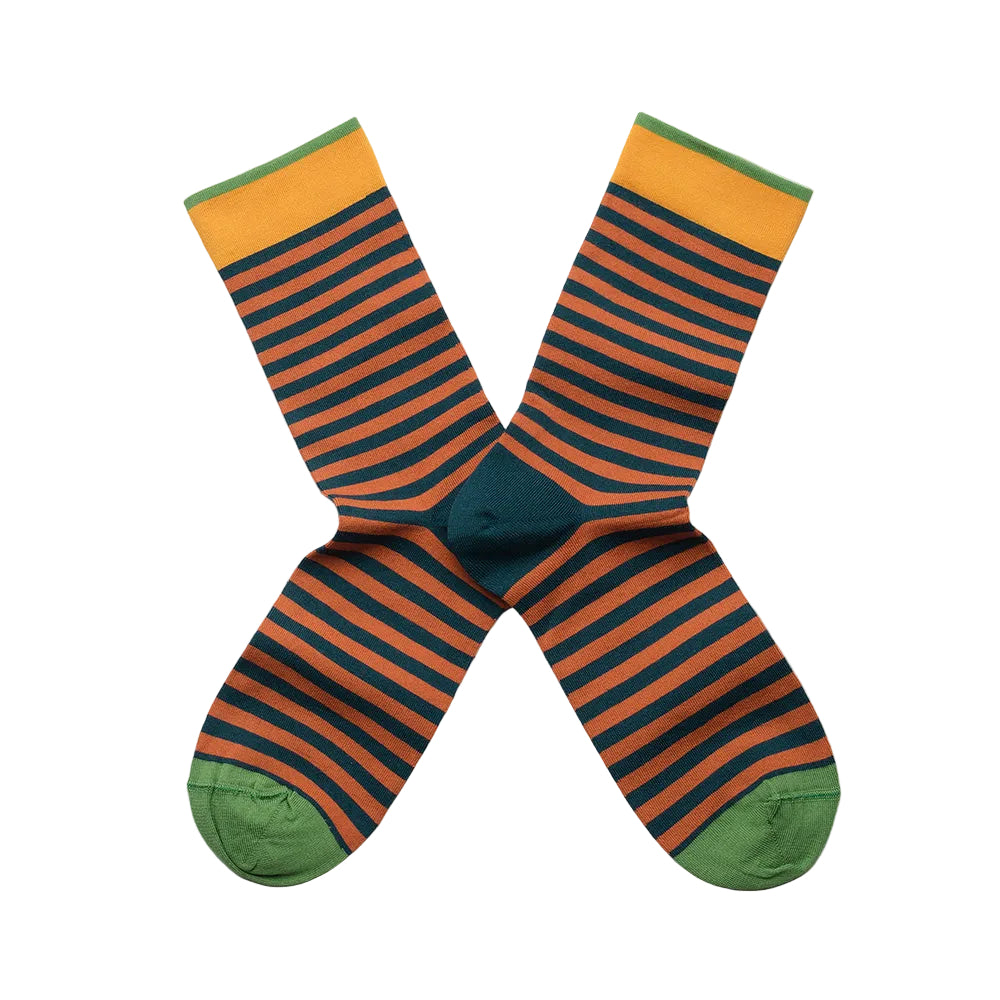 Stripe socks gold