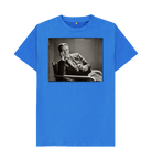 Bright Blue Printed T-shirt Front