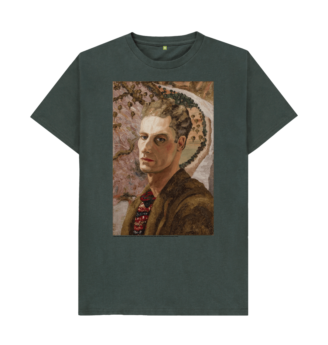 Dark grey printed t shirt front