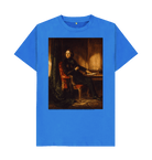 Bright Blue Printed T-shirt Front