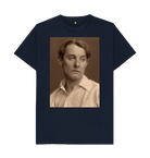 Navy Blue Printed T-shirt Front