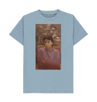 Stone Blue Printed T-shirt Front