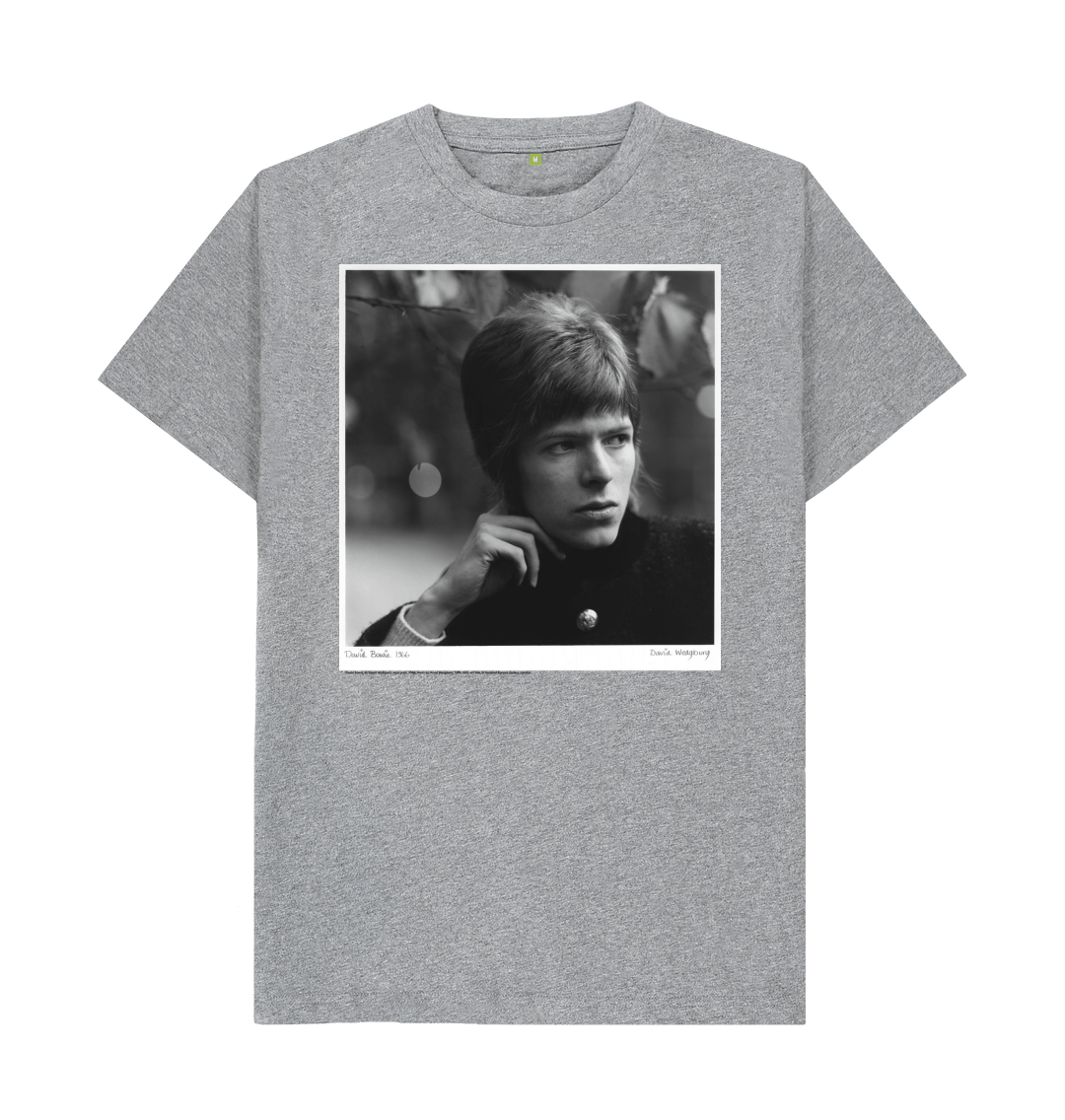 Athletic grey printed t shirt front