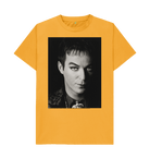 Mustard Printed T-shirt Front
