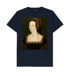 Navy Blue Printed T-shirt Front