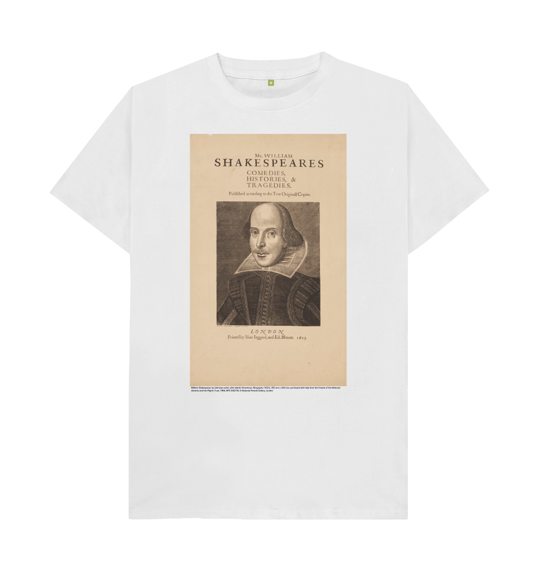 White printed t shirt front