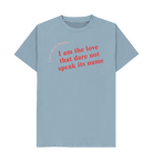 Stone Blue Printed T-shirt Front