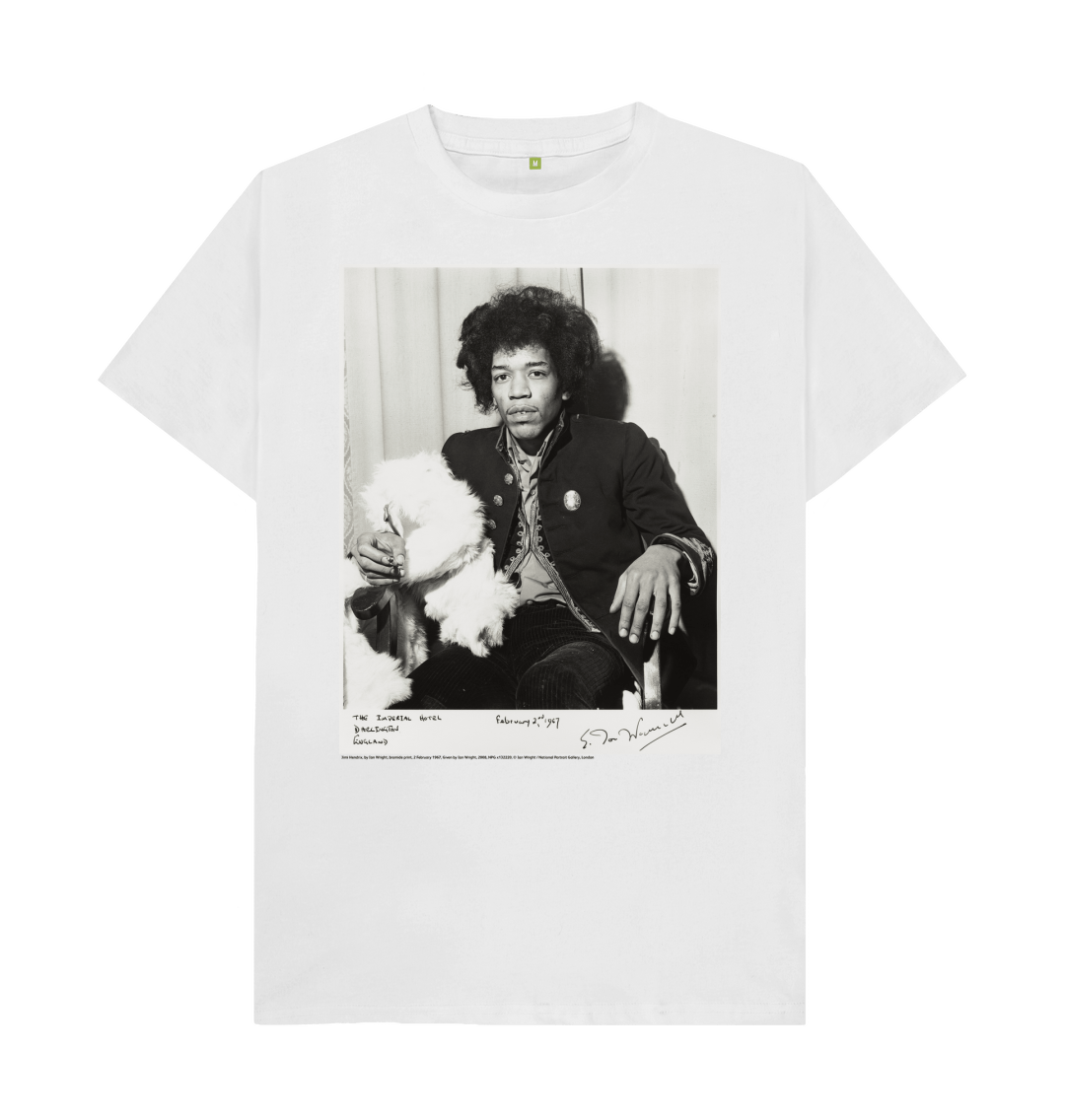 White printed t shirt front