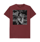 Red Wine Printed T-shirt Front