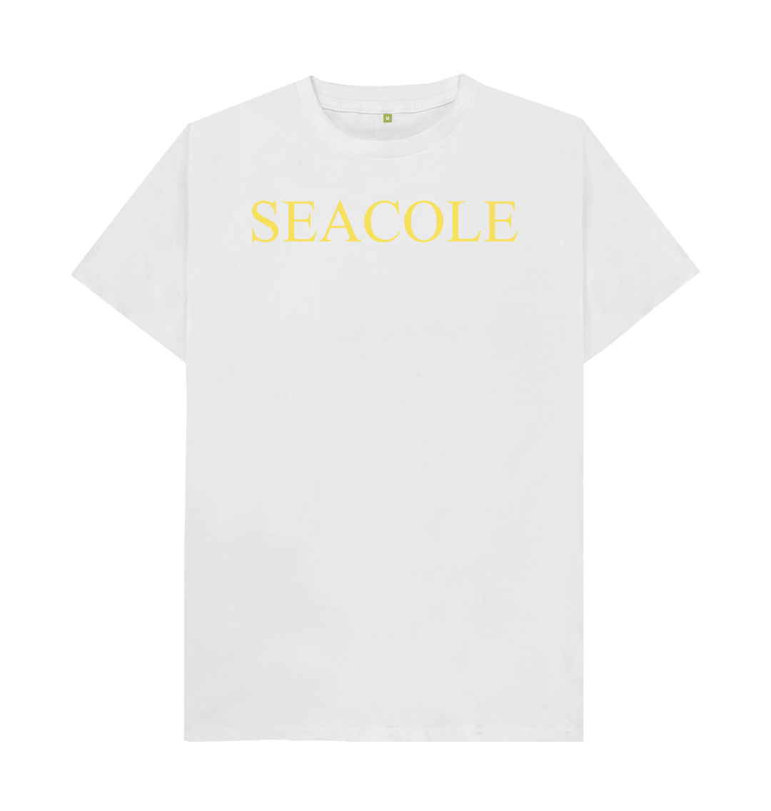 White printed t shirt front