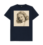 Navy Blue Printed T-shirt Front