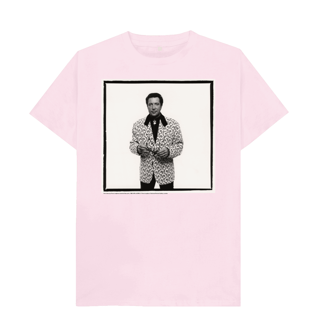 Pink printed t shirt front