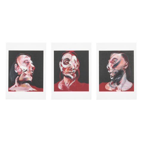 Three Studies of Muriel Belcher by Francis Bacon Box set of prints