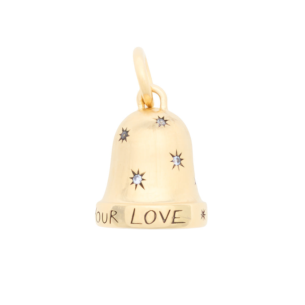 Tim walker pandora gold bell dangle back