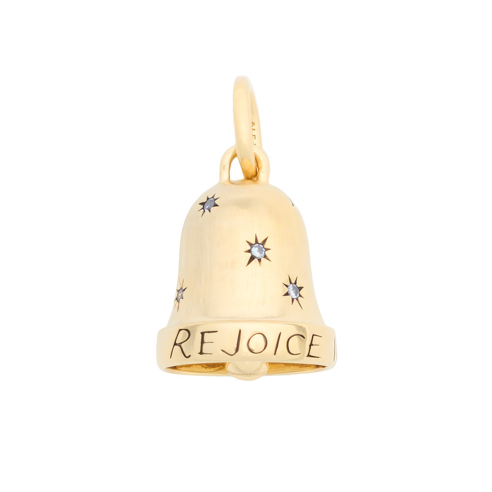 Tim walker pandora gold bell dangle front