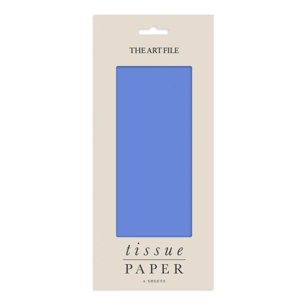Tissue paper blue
