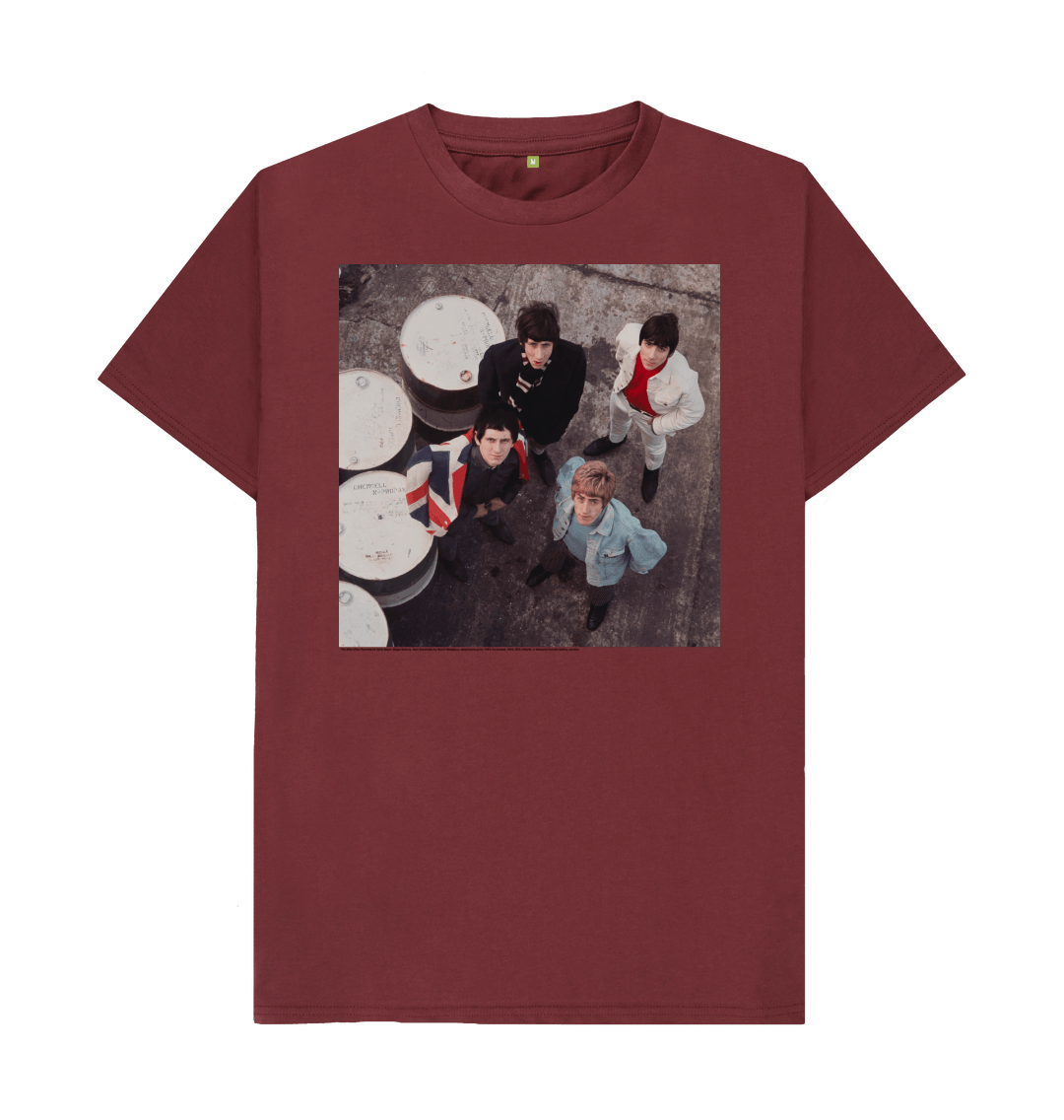 Red wine printed t shirt front