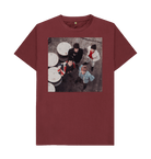 Red Wine Printed T-shirt Front