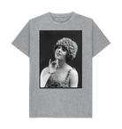 Athletic Grey Printed T-shirt Front