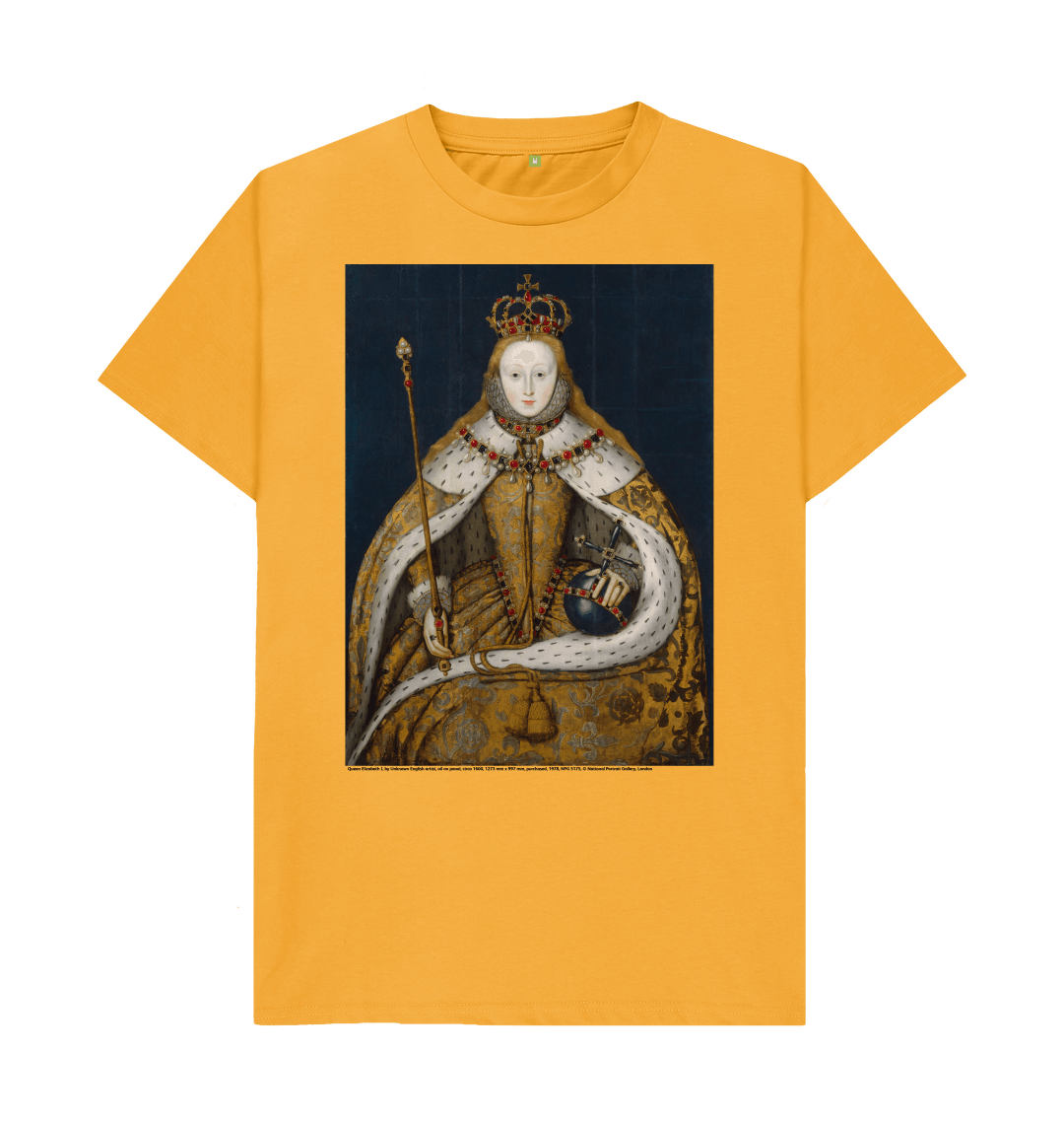 Mustard printed t shirt front