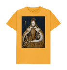 Mustard Printed T-shirt Front