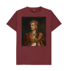 Red Wine Printed T-shirt Front