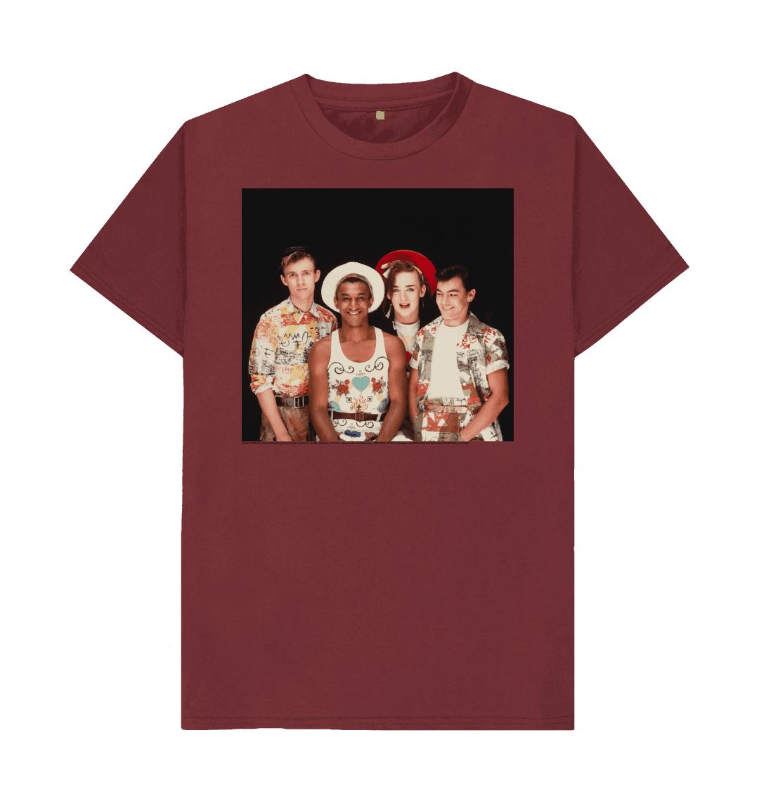 Red wine printed t shirt front