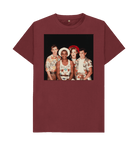 Red Wine Printed T-shirt Front