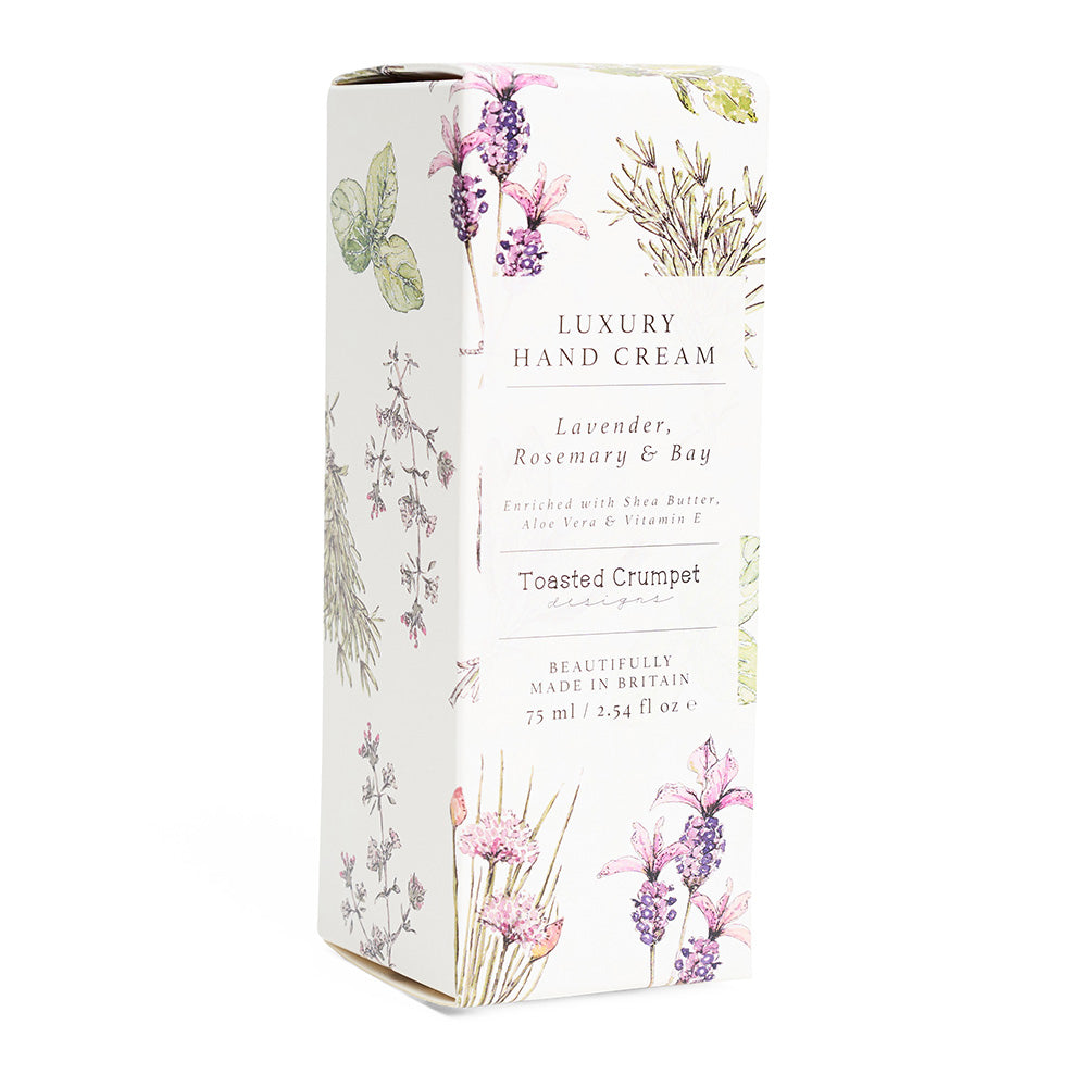 Toasted crumpet lavender rosemary bay hand cream